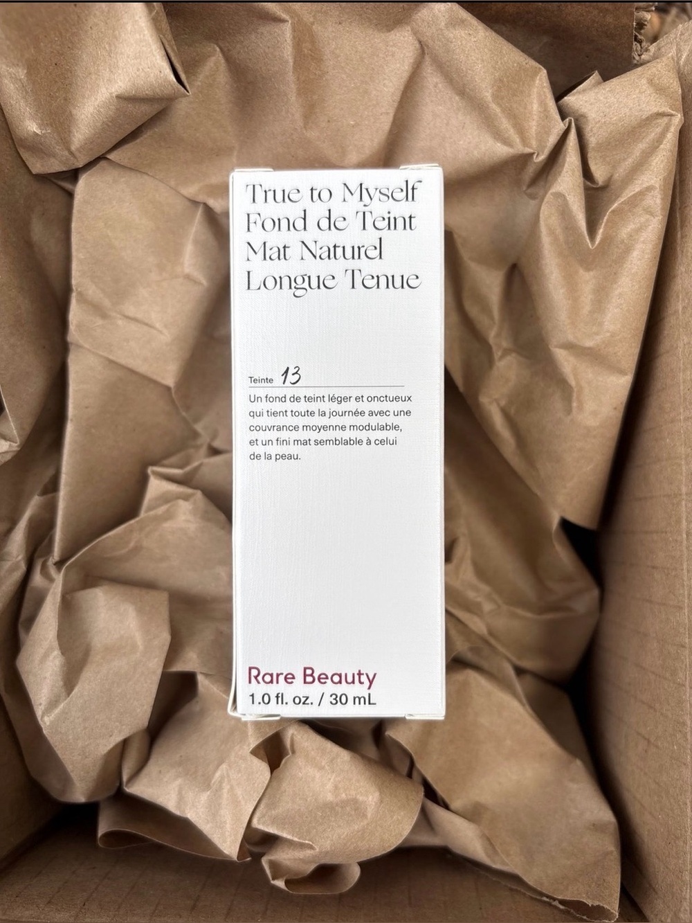 New Rare Beauty True to Myself Natural Matte Longwear Foundation